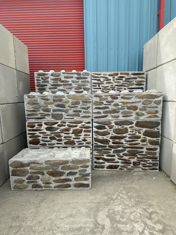 Stone Faced Interlocking Blocks