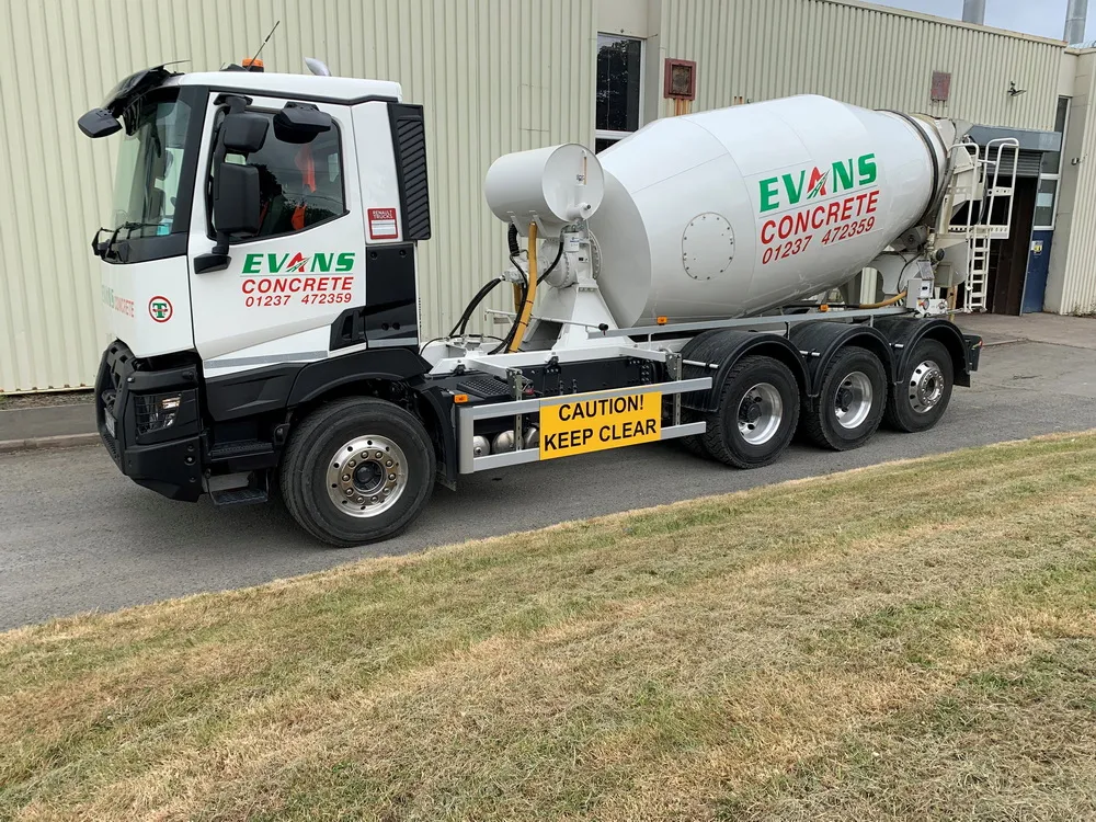 Evans transport concrete mixer bideford north devon 3