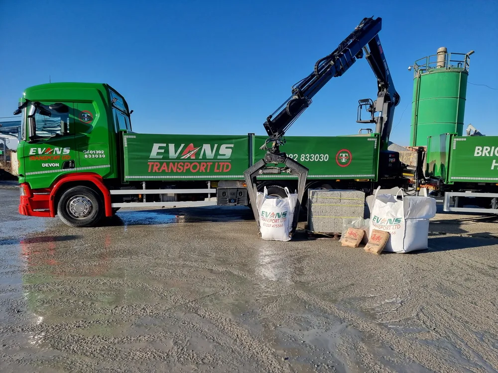 Evans transport brick and block delivery north devon 04