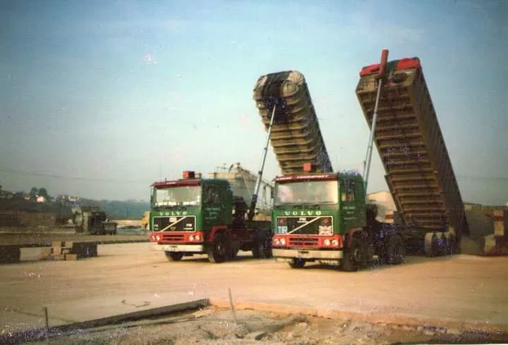 Evans Transport Tipper lorries North Devon