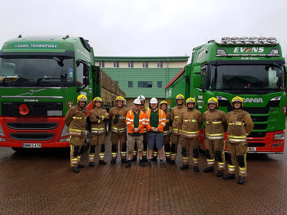 Training with Trucks and the Devon Fire Service