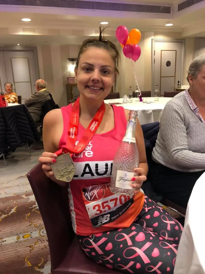 Evans Transport Laura London Marathon