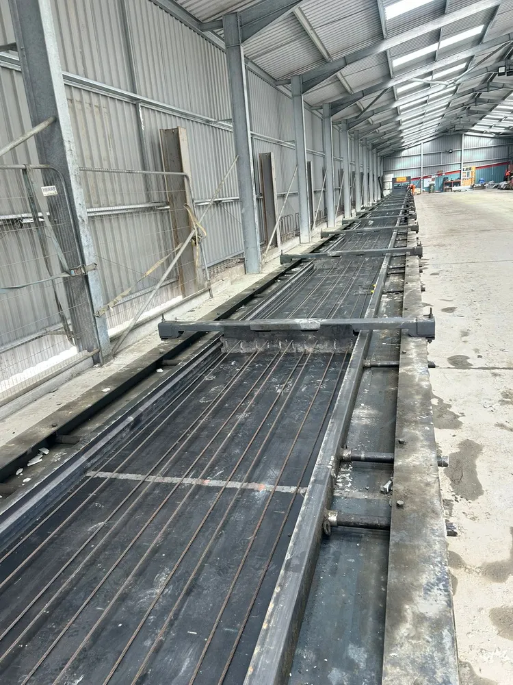 evans transport concrete panelling