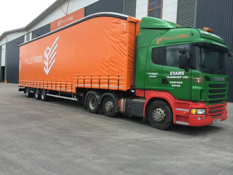 EvansTransport new 50ft Palletforce trailer