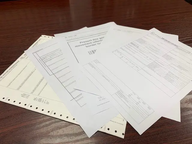 paperwork customs fast forward